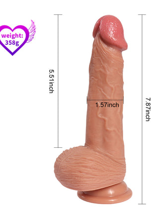 Shequ Dildo Series İke 20 cm Natural Doku Realistik Penis SQ-WBD10020