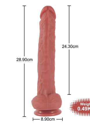 Shequ Dildo Series Len Lounger Natural Doku Realistik Penis SQ-WBD10032