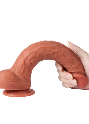 Shequ Dildo Series Len Lounger Natural Doku Realistik Penis SQ-WBD10032