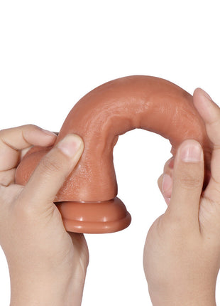 Shequ Dildo Series Archie Natural Çift Katmanlı Belden Bağlamalı Realistik Penis SQ-WBD10042