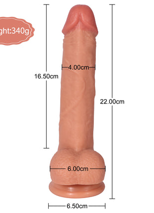 Shequ Dildo Series Sean 22 cm Natural Doku Realistik Penis SQ-WBD10043