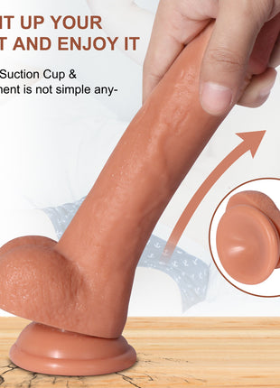 Shequ Dildo Series Sean 22 cm Natural Doku Realistik Penis SQ-WBD10043