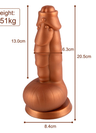 Shequ Jelly Animal Dildo Monster 2 Squamule Realistik Penis SQ-WBD10051