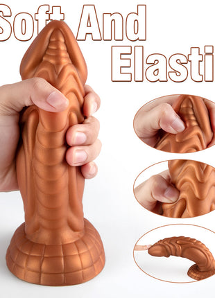 Shequ Jelly Animal Dildo Monster 3 Squamule Realistik Penis SQ-WBD10052