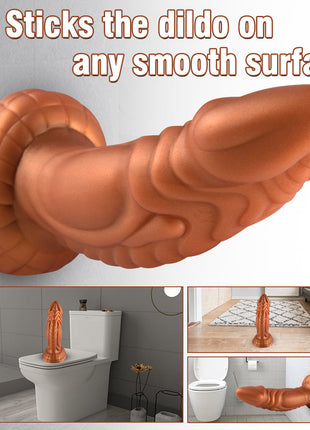 Shequ Jelly Animal Dildo Monster 3 Squamule Realistik Penis SQ-WBD10052