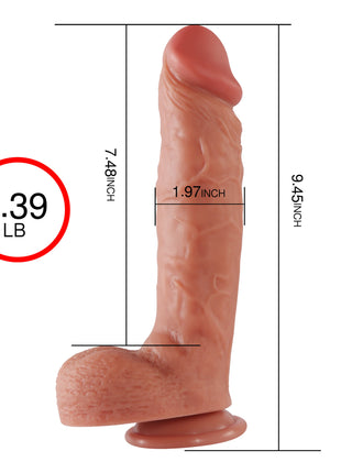 Shequ Dildo Series Spartacus Natural Doku Realistik Penis SQ-WBD10003