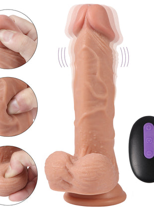 Shequ Dildo Series Hansen 20 Mod Titreşimli Realistik Penis SQ-WBE10013