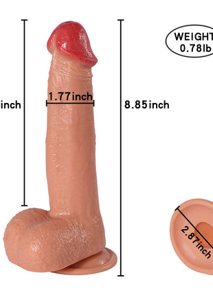 Shequ Sean Vibrating Dildo 20 Mod Titreşimli Realistik Penis 22 cm SQ-WBE10043