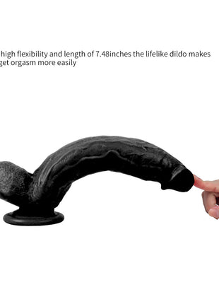 Xise Dildo Series Blade Master Büyük Realistik Penis XS-WBC10040 Black