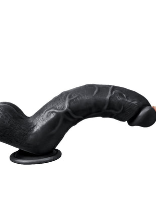 Xise Dildo Series Adam Rubber  21 cm Belden Bağlamalı Realistik Zenci Penis XS-WBC10012 Black