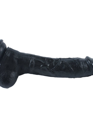 Xise Dildo Series Adonis 18 cm Belden Bağlamalı Realistik Zenci Penis XS-WBC10018 Black