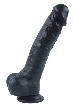 Xise Dildo Series Adonis 18 cm Belden Bağlamalı Realistik Zenci Penis XS-WBC10018 Black