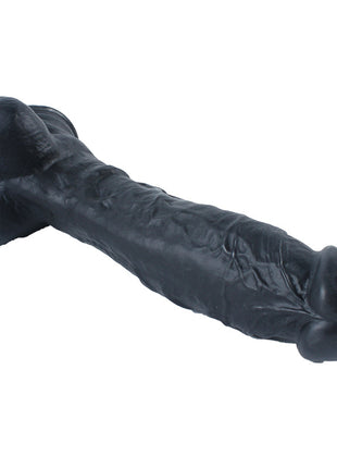 Xise Dildo Series Adonis 18 cm Belden Bağlamalı Realistik Zenci Penis XS-WBC10018 Black
