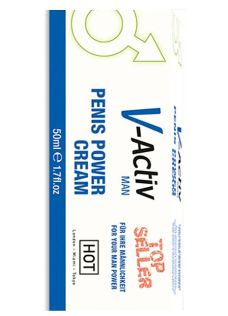 Hot V-Activ Penis Power Cream Özel Erkek Penis Kremi 50 Ml.