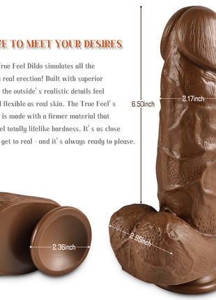 Xise Dildo Series X-Men Yumuşak Dokulu Realistik Penis XS-WBB10011 Brown
