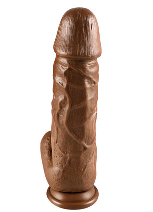 Xise Dildo Series X-Men Flexible Belden Bağlamalı Kalın Realistik Penis XS-WBC10011 Brown