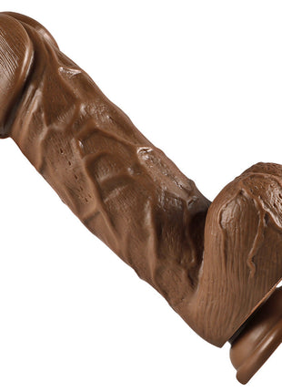Xise Dildo Series X-Men Flexible Belden Bağlamalı Kalın Realistik Penis XS-WBC10011 Brown