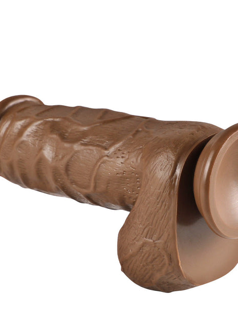 Xise Dildo Series X-Men Flexible Kalın Realistik Penis XS-WBC10011 Brown