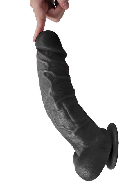 Xise Dildo Series Jihad Knight Flexible Black Büyük Realistik Penis XS-WBC10001 Black