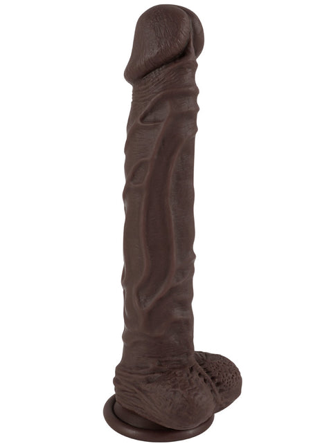 Xise Dildo Series Knight Flexible 25,5 cm Realistik Penis XS-WBC10002-Brown