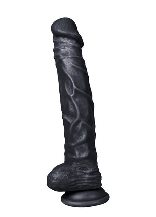 Xise Dildo Series Knight Flexible 25,5 cm Belden Bağlamalı Realistik Penis XS-WBC10002 Black