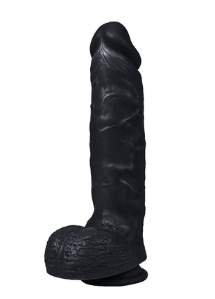 Dildo Series Spartacus 24 Cm Belden Bağlamalı Realistik Dev Penis XS-WBC10003 Black