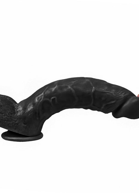 Dildo Series Spartacus 24 Cm Realistik Dev Penis XS-WBC10003 Black