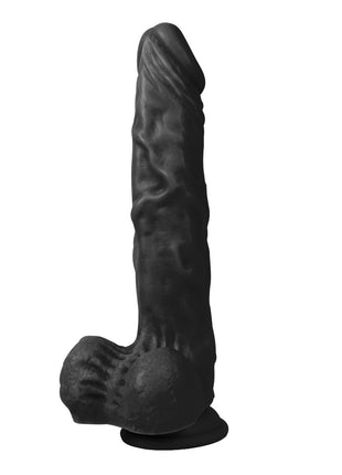 Xise Dildo Series Victory Hero 24 cm Belden Bağlamalı Realistik Penis XS-WBC10005 Black