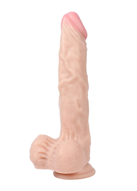 Xise Dildo Series Victory Hero 24 cm Belden Bağlamalı Realistik Penis XS-WBC10005 Flesh