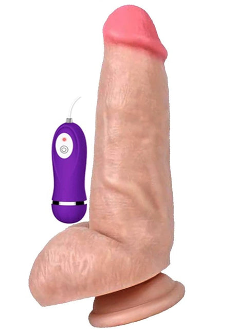 Shequ Vibrating Dildo Red Eagle 16 cm Titreşimli Realistik Penis XS-WBC10013-V