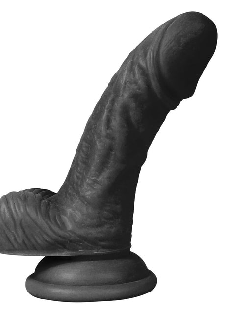 Xise Dildo Series Vincy 13 cm Belden Bağlamalı Anal ve Vajinal Realistik Penis XS-WBC10015 Black