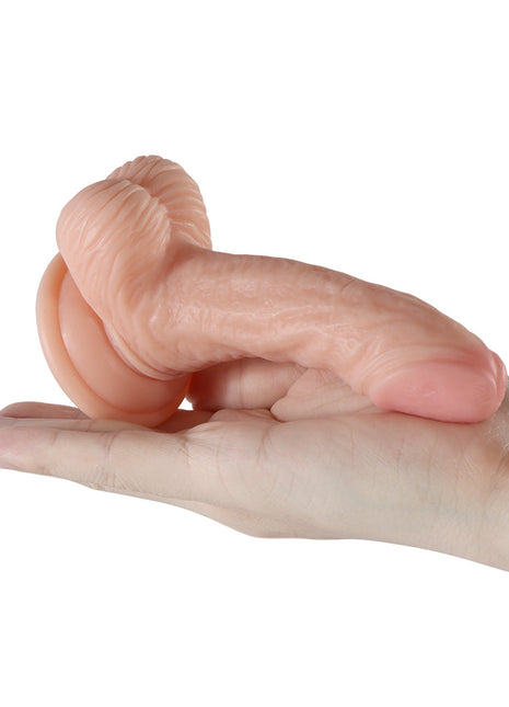 Xise Dildo Series Vincy 13 cm Belden Bağlamalı Anal ve Vajinal Realistik Penis XS-WBC10015 Flesh