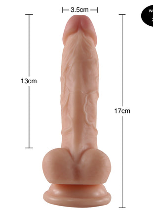 Xise Dildo Series Adonis 18 cm Realistik Penis XS-WBC10018 Flesh