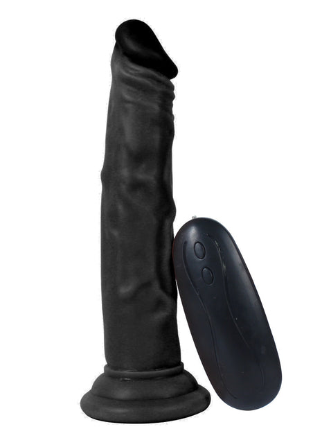 Xise Dildo Series Naturo 18.5 cm Titreşimli Belden Bağlamalı Realistik Penis XS-WBC10024-V Black