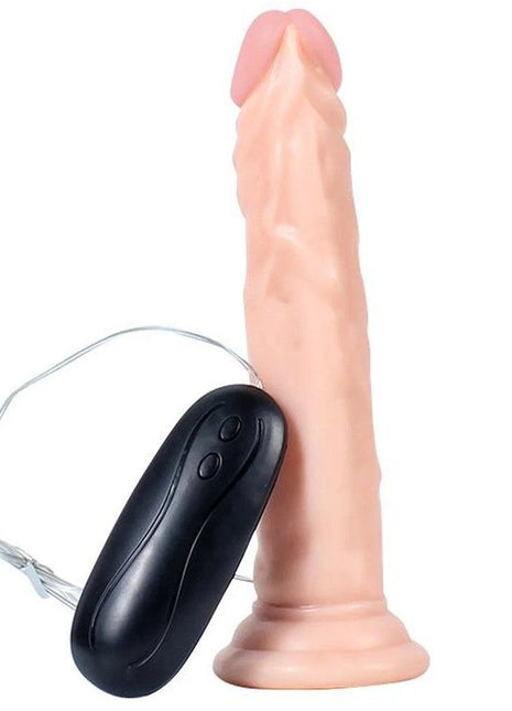 Xise Dildo Series Naturo 18.5 cm Titreşimli Realistik Penis XS-WBC10024-V Flesh
