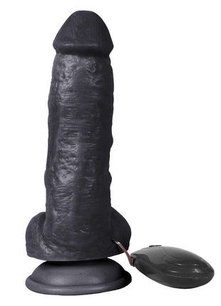 Xise Kassadin Vibrating Dildo Flesh 18 cm Titreşimli Realistik Penis XS-WBC10029-V Black