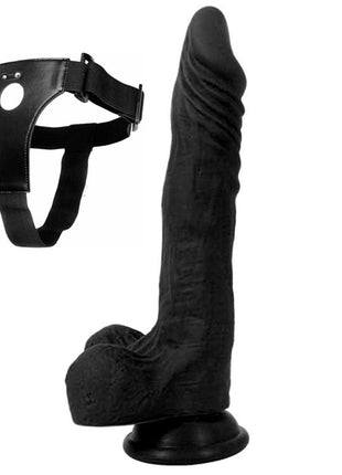Dildo Series Xuanyan 21 cm Belden Bağlamalı Realistik Penis XS-WBC10030 Black