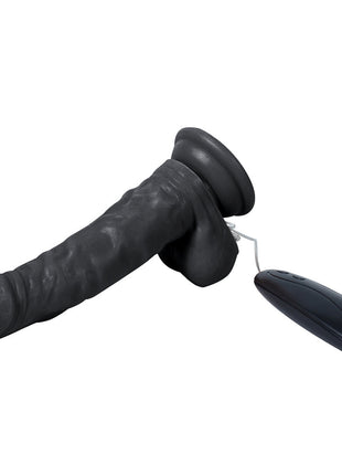 Dildo Series Hunk Eagle 17 cm Belden Bağlamalı Titreşimli Realistik Penis XS-WBC10034-V Black