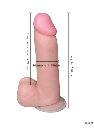 Xise Dildo Series Magic Mirage 20 cm Realistik Penis XS-WBC10037 Flesh