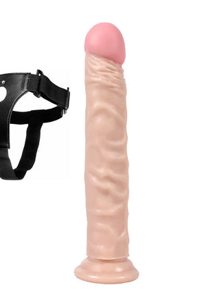 Xise Dildo Series Luxman 24 cm Belden Bağlamalı Realistik Penis XS-WBC10041 Flesh