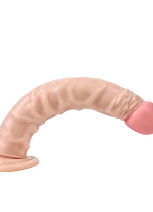 Xise Dildo Series Luxman 24 cm Belden Bağlamalı Realistik Penis XS-WBC10041 Flesh