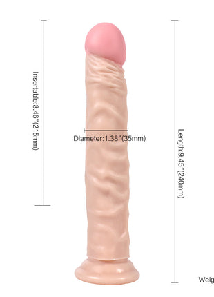 Xise Dildo Series Luxman 24 cm Realistik Penis XS-WBC10041 Flesh