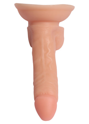 Dildo Series Anal ve Vajinal Yumuşak 13 Cm Belden Bağlamalı Realistik Penis XS-WBC10042