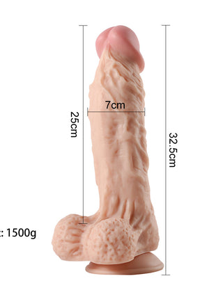 Xise Dildo Series Large Leilong Flexible 32.5 cm Realistik Büyük Penis XS-WBC10047-L