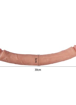 Shequ Elvis Flexible Moon Çift Taraflı Realistik Penis XS-WBC10067-S