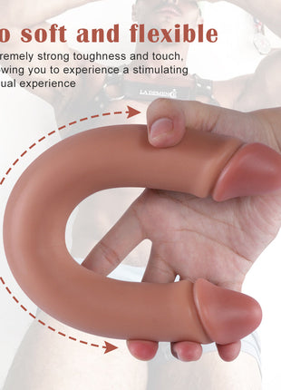 Shequ Hobare 34 cm Flexible Çift Taraflı Realistik Penis XS-WBC10072