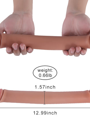 Shequ Hobare 34 cm Flexible Çift Taraflı Realistik Penis XS-WBC10072
