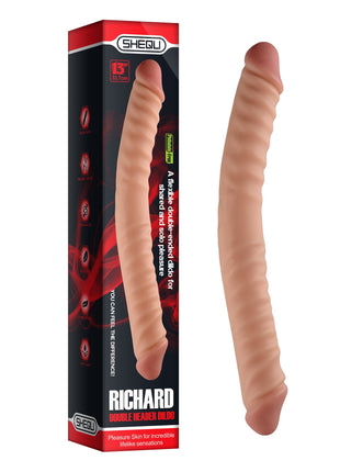 Shequ Richard 34 cm Flexible Çift Taraflı Realistik Penis XS-WBC10073