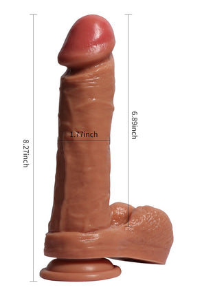 Shequ Dildo Series Desert Wolf 21 cm Natural Doku Realistik Penis XS-WBD10036