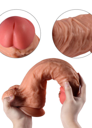 Xise Leilong Dual Layered 32.5 cm Büyük Realistik Penis XS-WBD10074-L